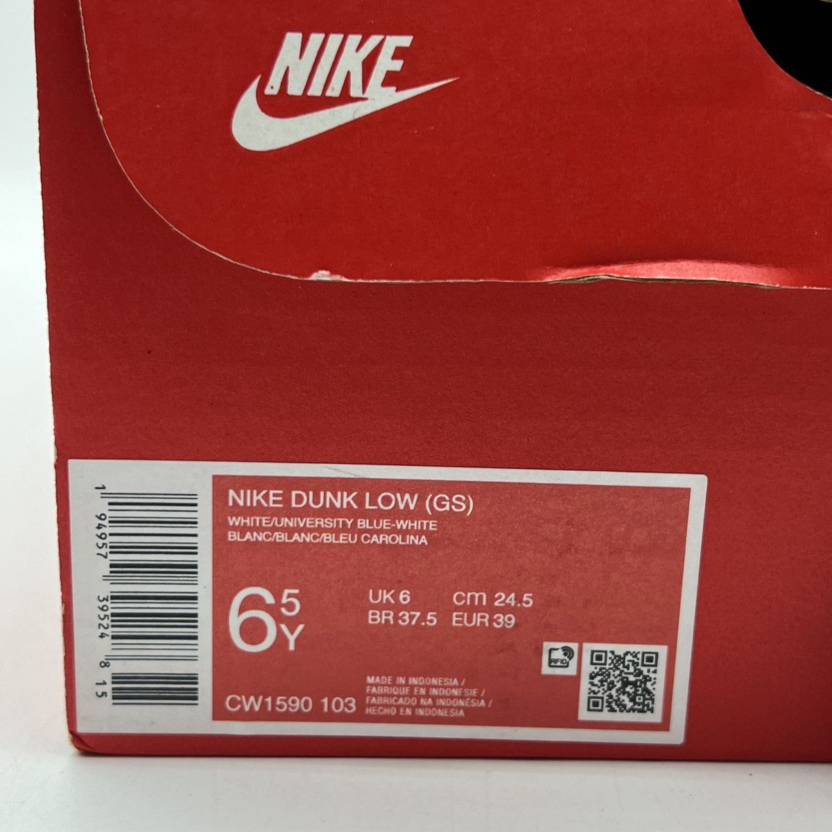 Nike Nike dunk low university blue Size US 6.5 / EU 39-40 - 6 Thumbnail