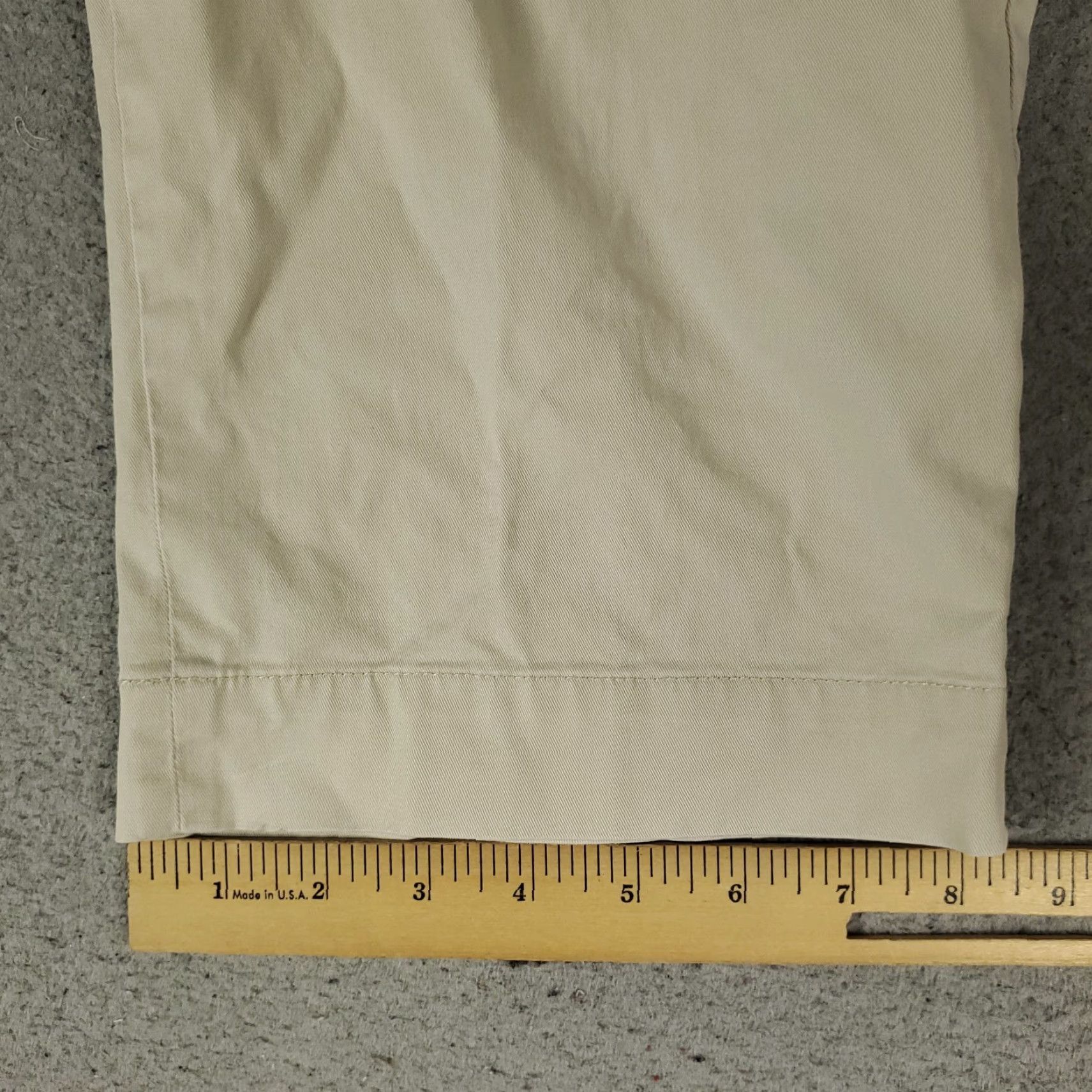 Ralph Lauren Ralph Lauren Pants Mens 40x30 Beige Stretch Straight Flat Front Chino Trousers Size US 40 / EU 56 - 6 Thumbnail