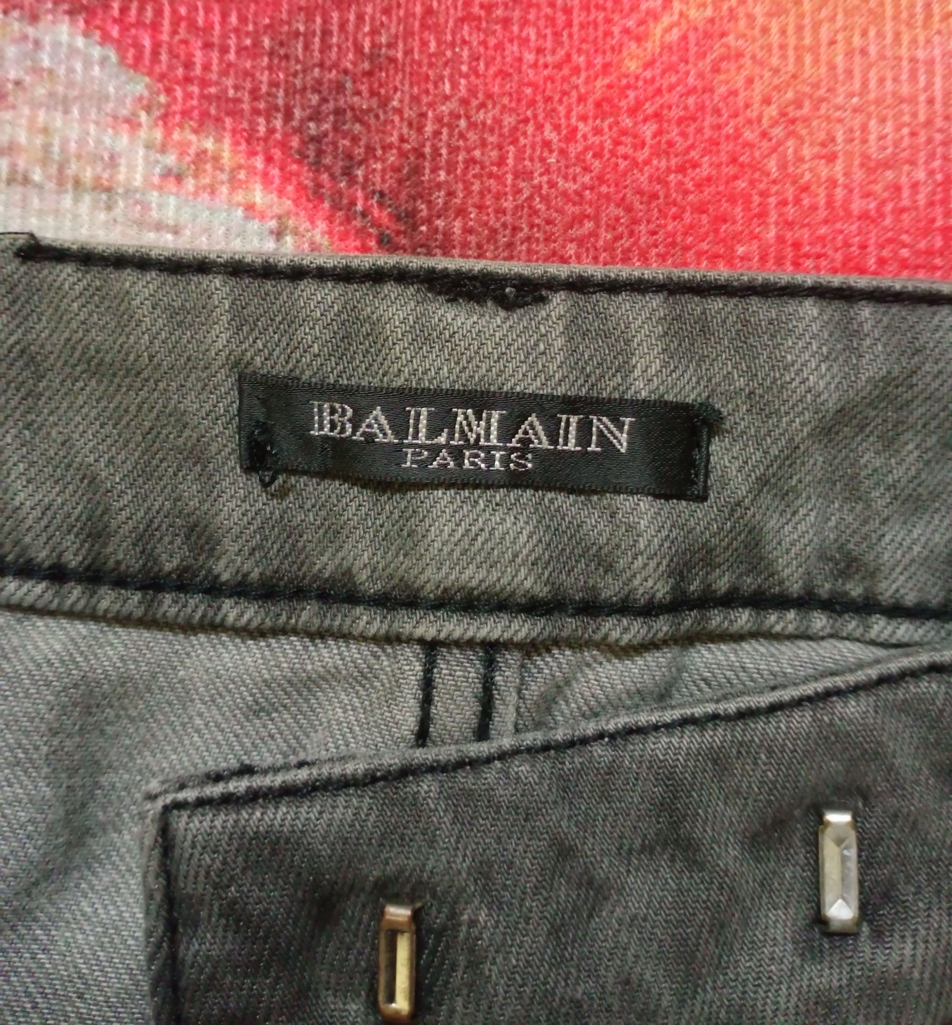 Balmain Balmain Paris Bikers Denim Jeans Size US 30 / EU 46 - 7 Thumbnail