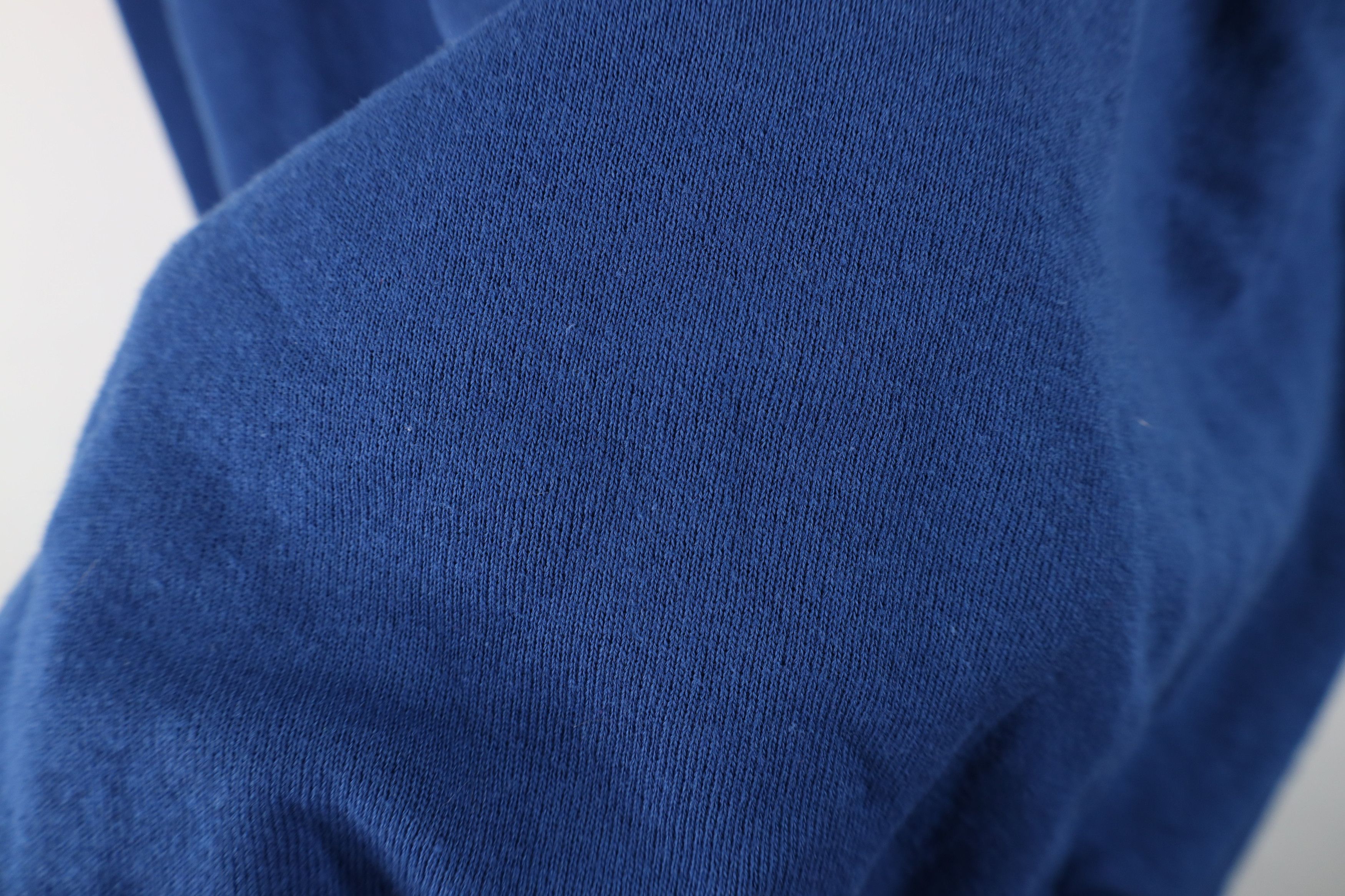 Vintage Vintage 90s Streetwear Blank Crewneck Sweatshirt Blue USA Size US XL / EU 56 / 4 - 5 Thumbnail