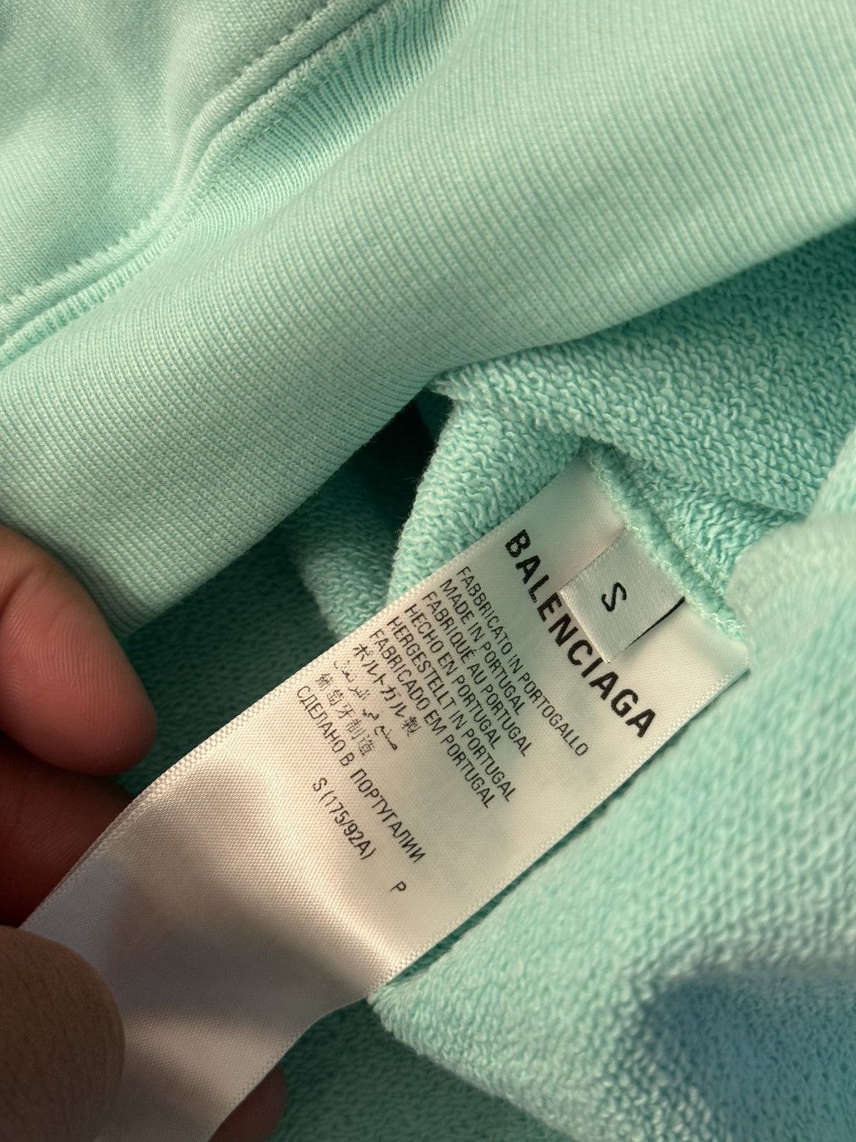 Balenciaga Balenciaga Mint Campaign Hoodie Size Small/ XXL Size US S / EU 44-46 / 1 - 10 Thumbnail