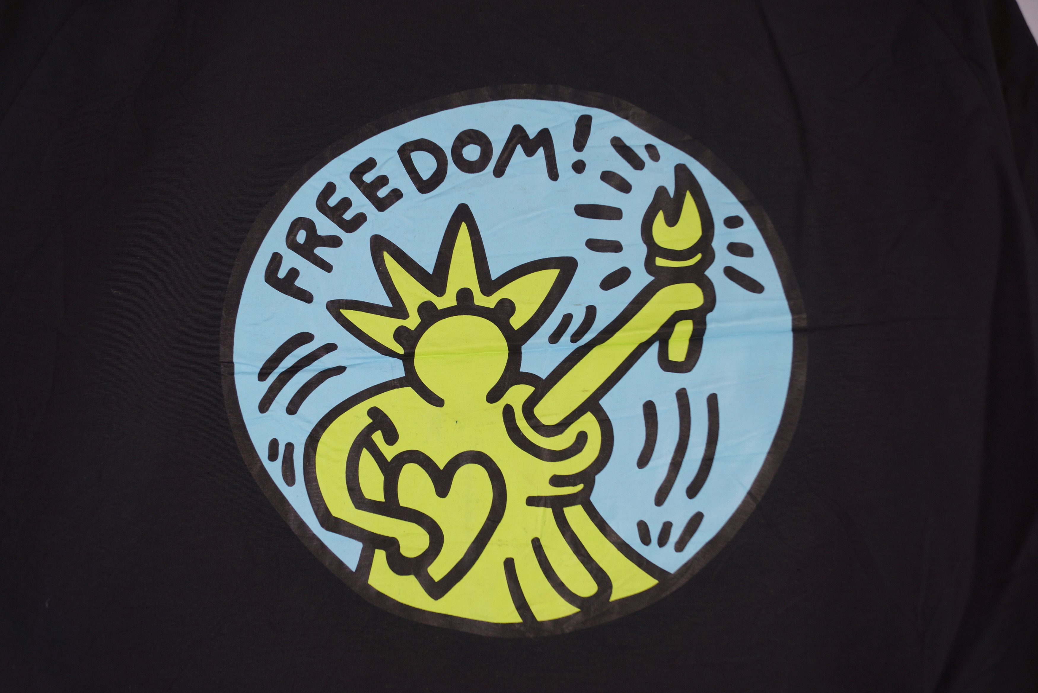 Keith Haring × Vintage Rare Light Jacket CHARI&CO Collaboration Keith Haring Size US XL / EU 56 / 4 - 9 Thumbnail