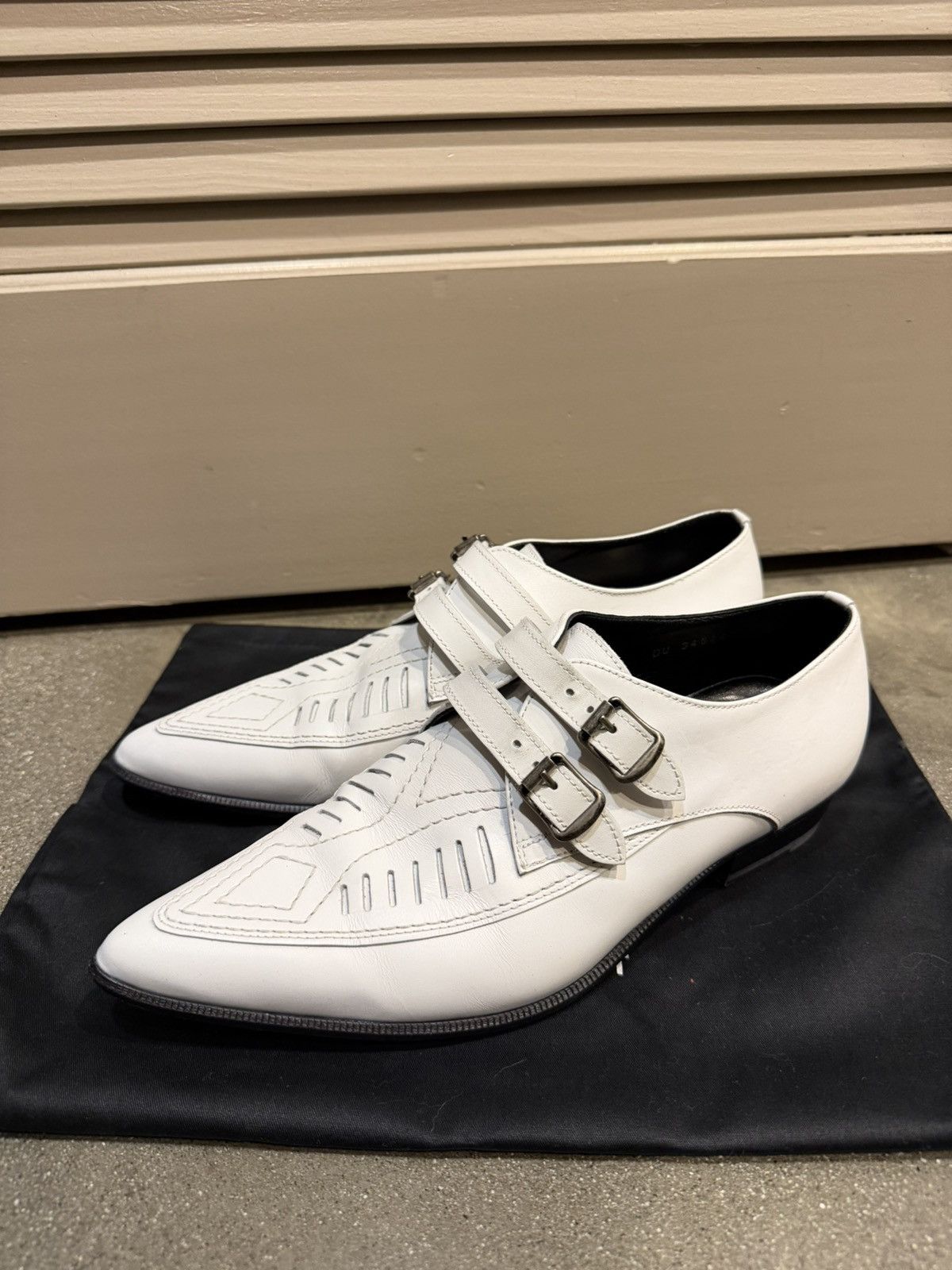 Saint Laurent Paris SS14 Double Monk Strap Duckies Loafers 41 Size US 8 / EU 41 - 3 Thumbnail