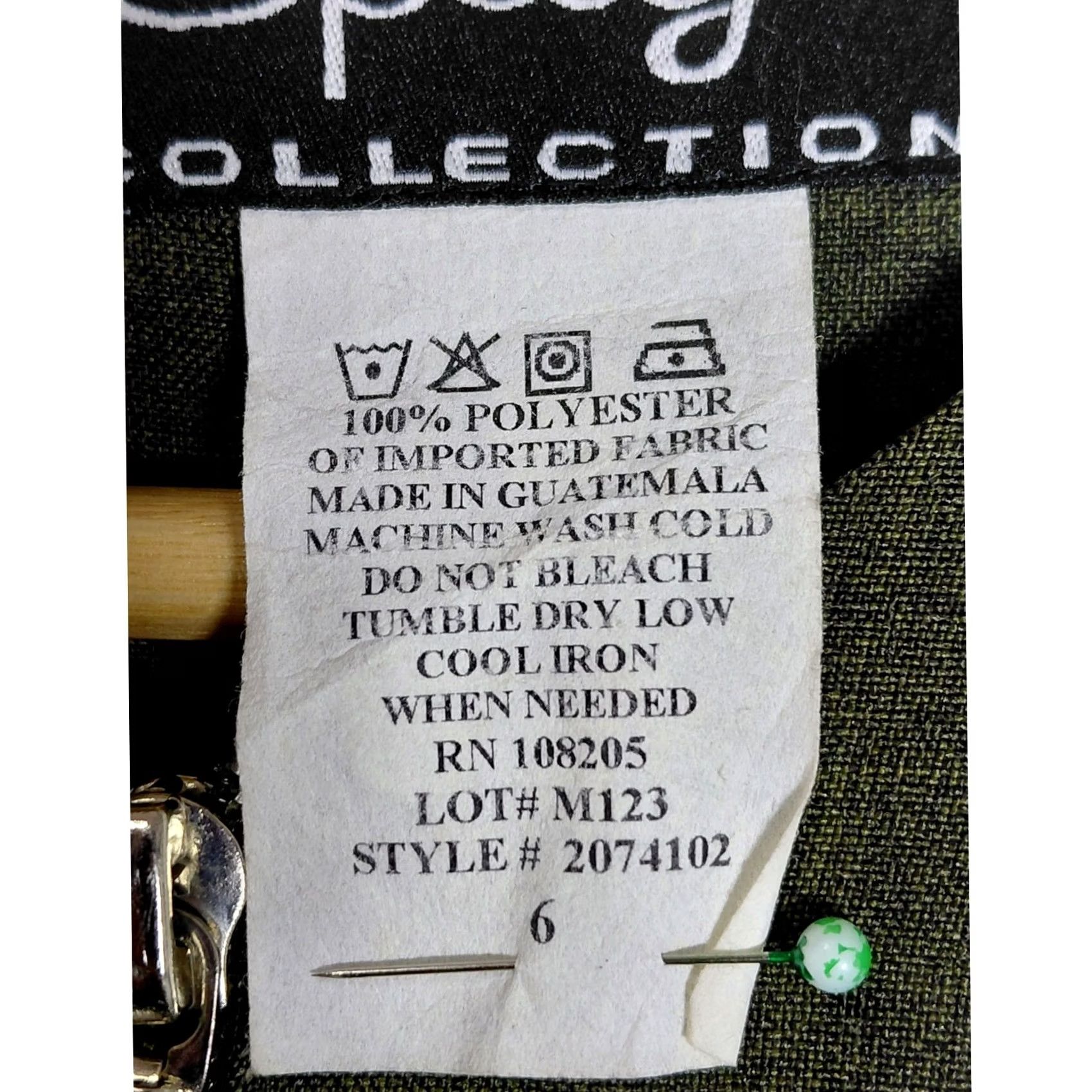 Olive Spago COLLECTION Jacket Olive Green Solid Long Sleeve Women Size 6 Size M / US 6-8 / IT 42-44 - 4 Thumbnail