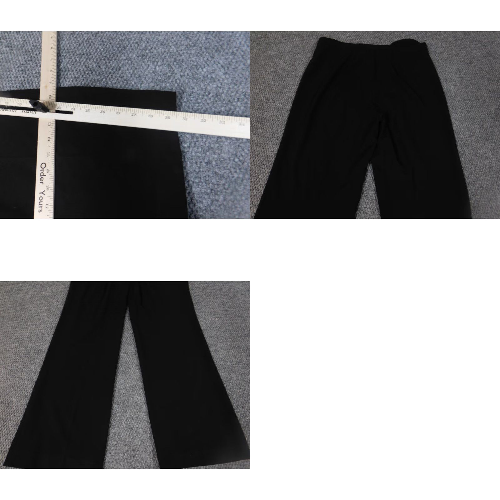 Vintage **Linea Womens Black Straight Dress Pants 10** User: Linea Womens Black Straight Formal Pants 10 Size 24" / US 00 / IT 34 - 8 Thumbnail