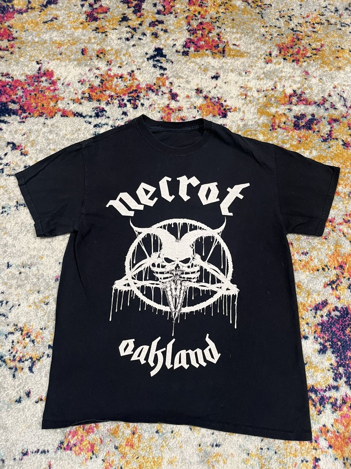 Vintage Necrot Shirt medium Size US M / EU 48-50 / 2 - 2 Thumbnail