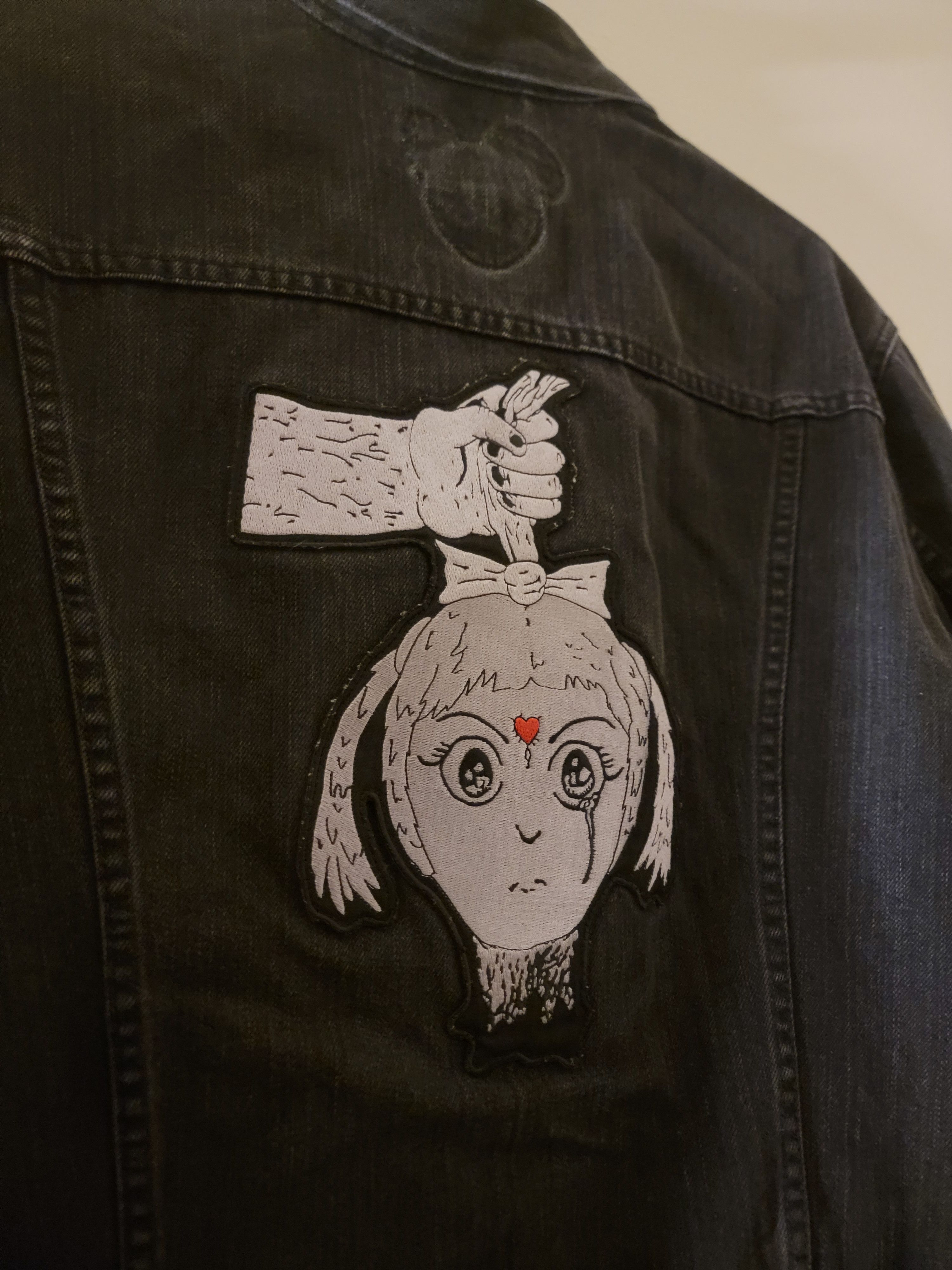 Levi's Sake world levis jeans jackets huge patches sewn on Size US L / EU 52-54 / 3 - 10 Thumbnail
