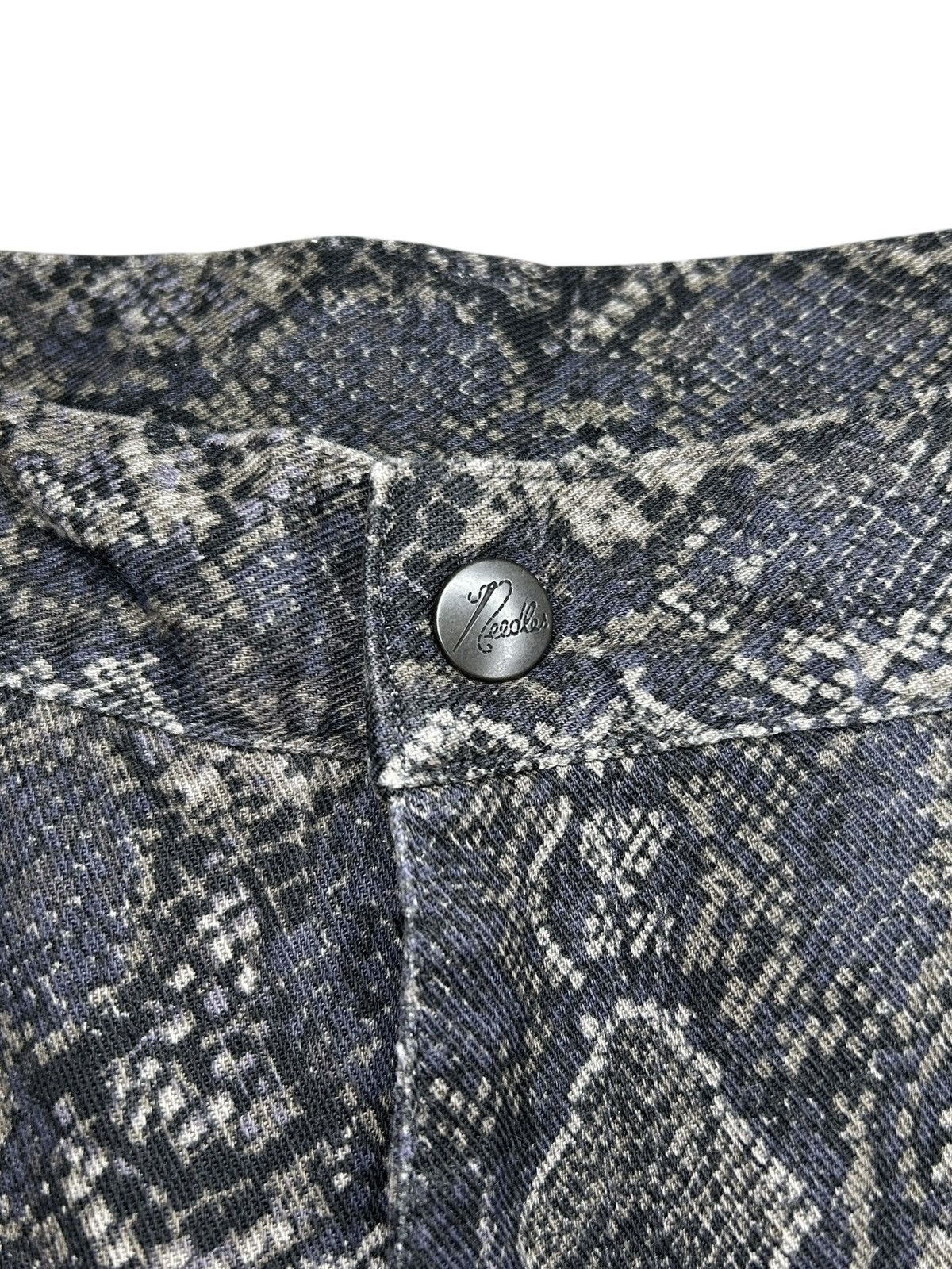 Needles S/S 21 Skinny Python Printed Denim Size US 30 / EU 46 - 6 Thumbnail