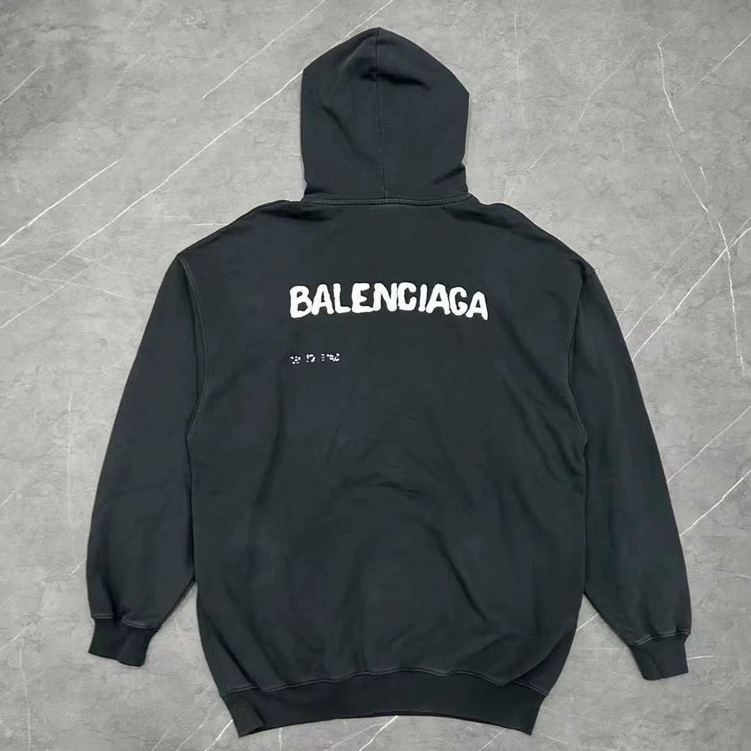 Balenciaga balenciaga fw22 graffiti logo hoodie Size US XS / EU 42 / 0 - 2 Thumbnail