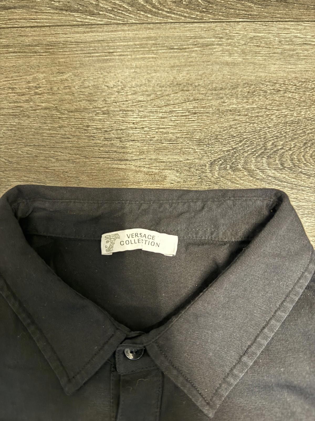 Other Versace Collection Black Medusa Head Logo Polo Shirt Size US XL / EU 56 / 4 - 4 Thumbnail