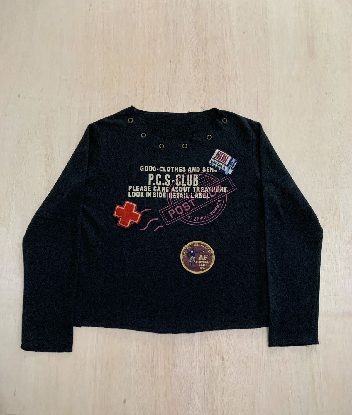 Beauty Beast × If Six Was Nine × Japanese Brand Y2k P.S.C Club Post top Ifsixwasnine Style Longsleeve Size M / US 6-8 / IT 42-44 - 1 Thumbnail