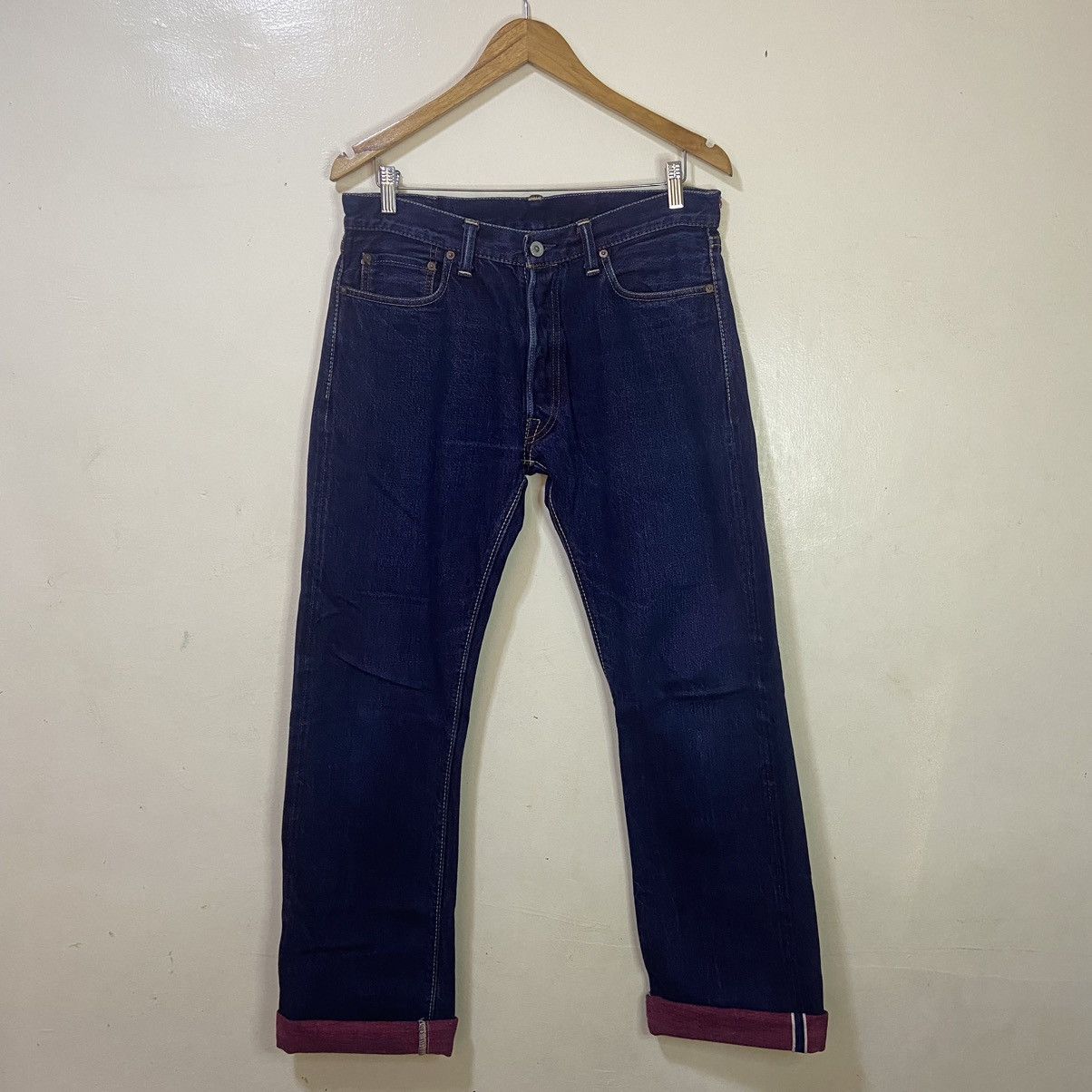 Japanese Brand Kurashiki Tenryo Denim Color Revolution Selvedge Denim Jeans Size US 33 - 13 Thumbnail