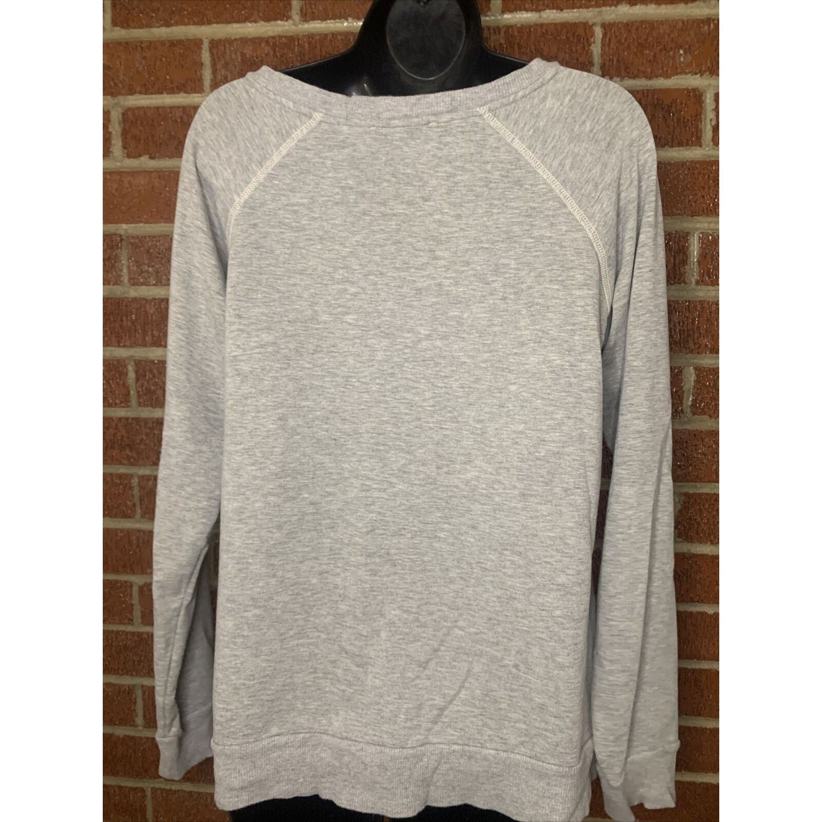 Other Maria Gabrielle Womens Pullover Sweatshirt Gray Lace Medium Size M / US 6-8 / IT 42-44 - 5 Thumbnail