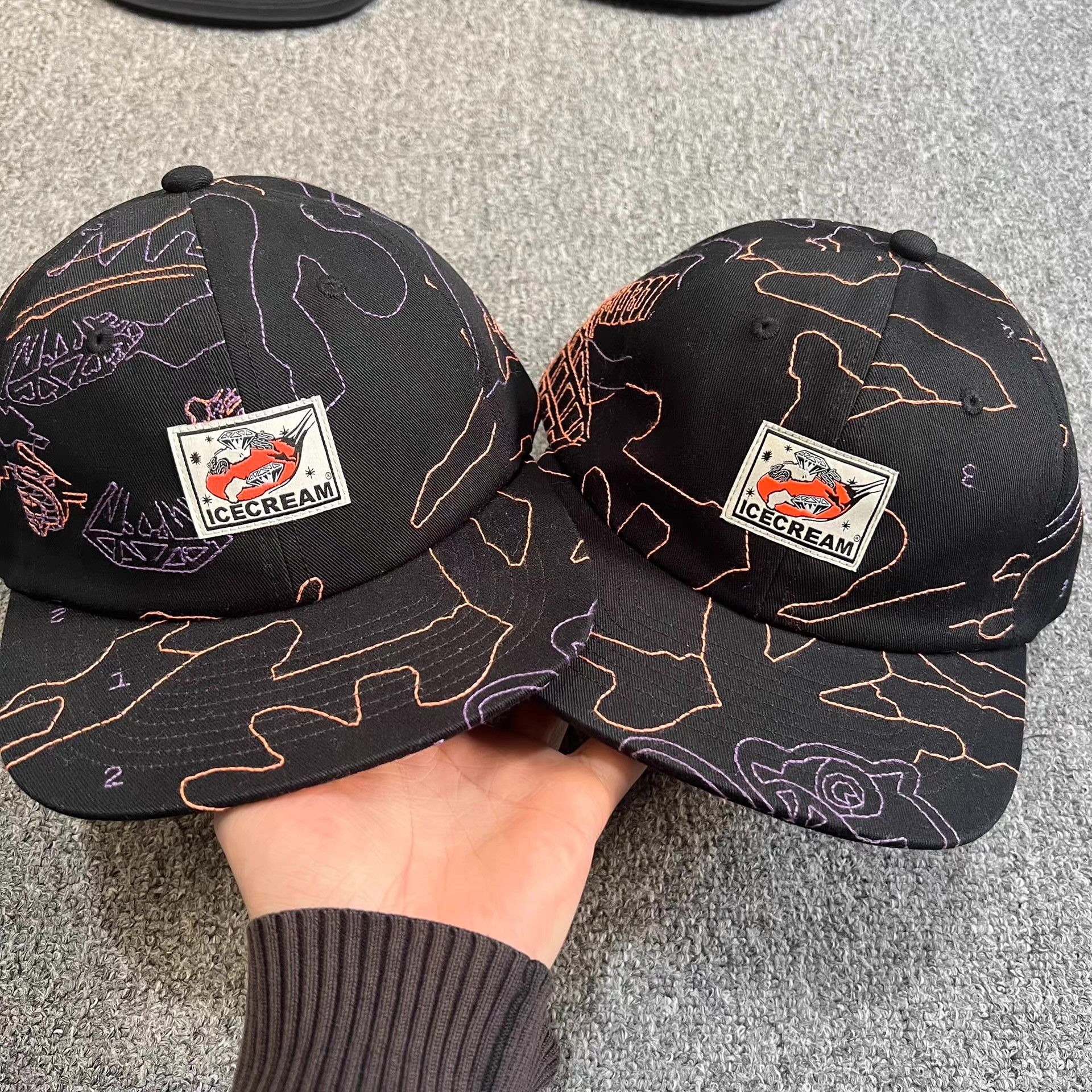 Billionaire Boys Club BBC ICECREAMSingle-LineEmbroideredBaseball Visor Sun Hat Q7 Size ONE SIZE - 3 Thumbnail