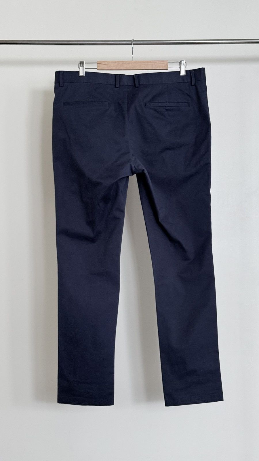Daniel Hechter Daniel Hechter Paris navy blue slim fit chino trousers Size US 38 / EU 54 - 2 Thumbnail