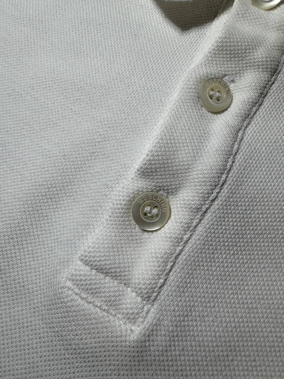 Moschino Moschino Couture Milano White Cotton Polo T-Shirt Luxury Size US L / EU 52-54 / 3 - 5 Thumbnail