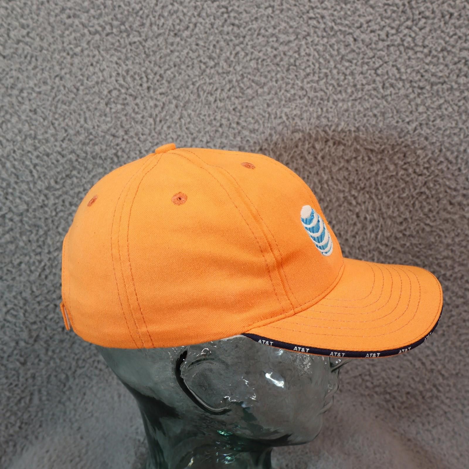 Other AT&T Ball Cap Work Uniform Orange Hat Promo Employee Flex Size ONE SIZE - 4 Thumbnail