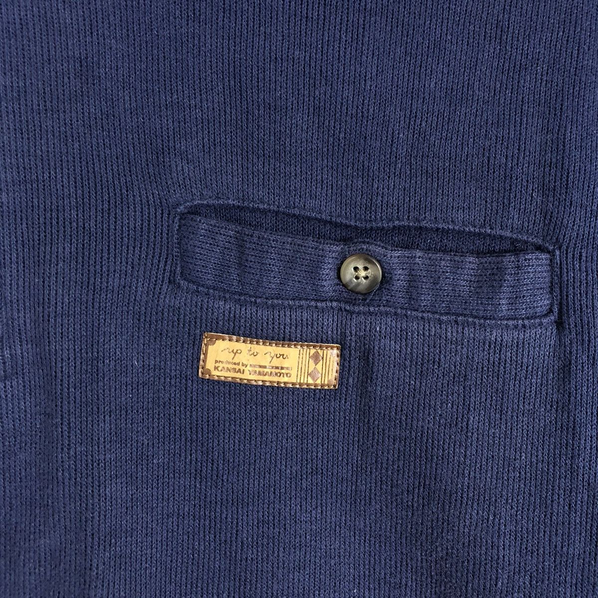 Japanese Brand × Kansai Yamamoto Vintage Up to You By Kansai Yamamoto Half Zipper Size US M / EU 48-50 / 2 - 2 Thumbnail
