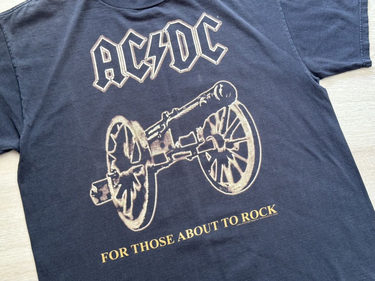 Delta Vintage Delta 90’s AC/DC Band Sunfaded Tour Rock T-Shirt Size US L / EU 52-54 / 3 - 2 Thumbnail