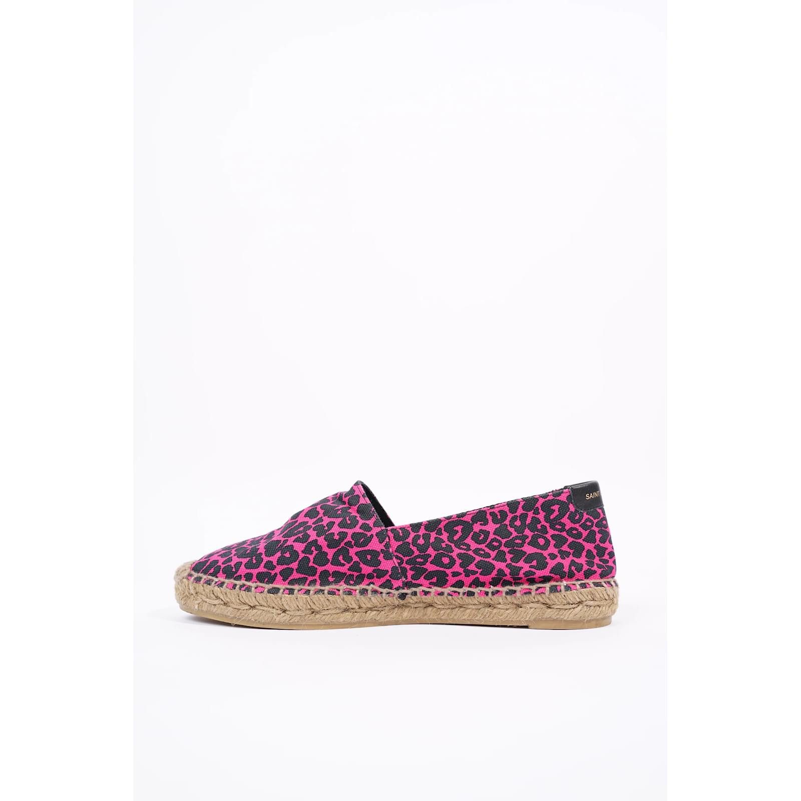 Saint Laurent Paris o1s1wg111024 Embroidered Espadrilles Heart-Shaped Size US 6.5 / IT 36.5 - 3 Thumbnail
