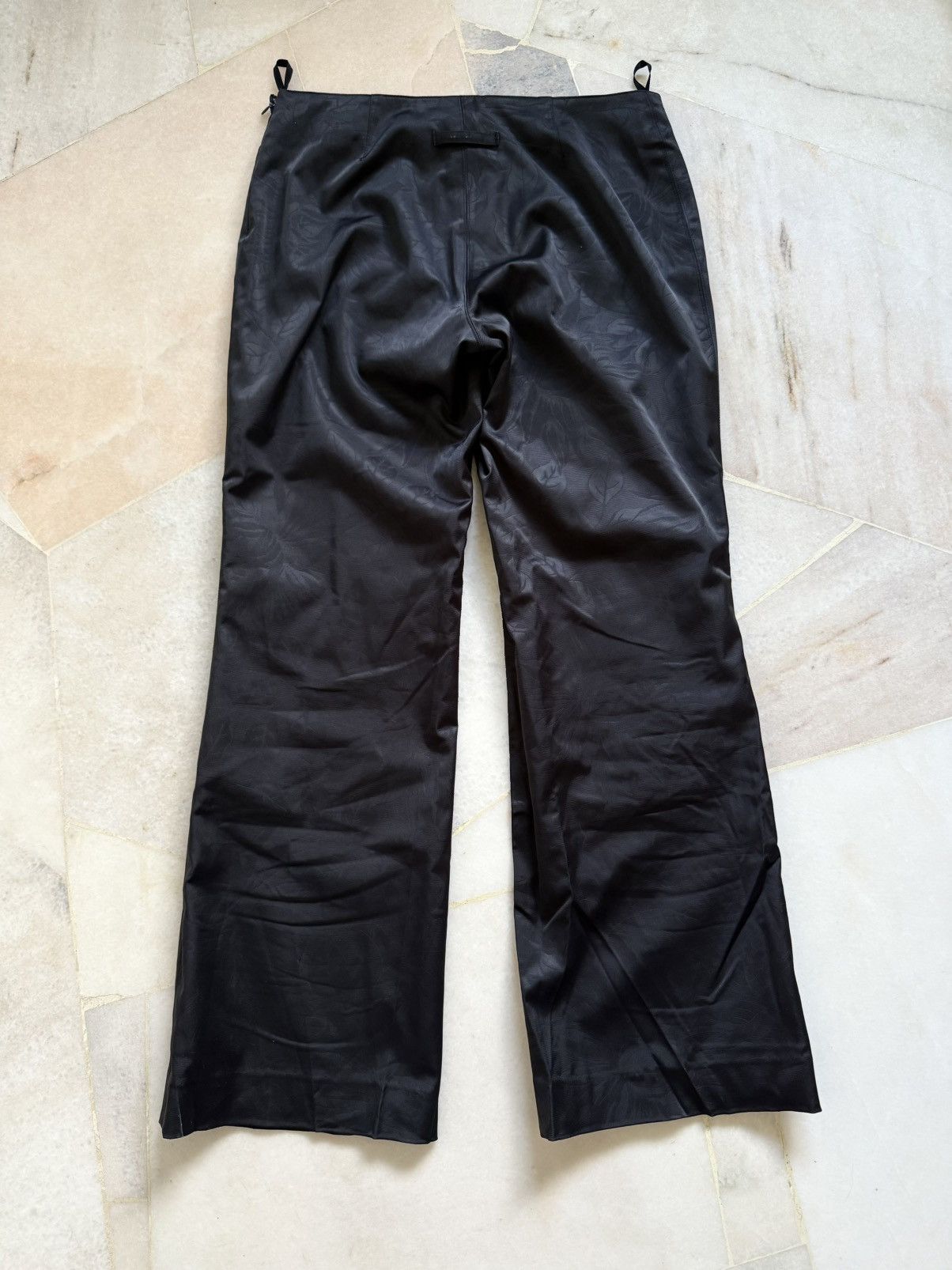 Jean Paul Gaultier Vintage rare Jean Paul gaultier Flower motive waxed pants Size 28" / US 6 / IT 42 - 5 Thumbnail