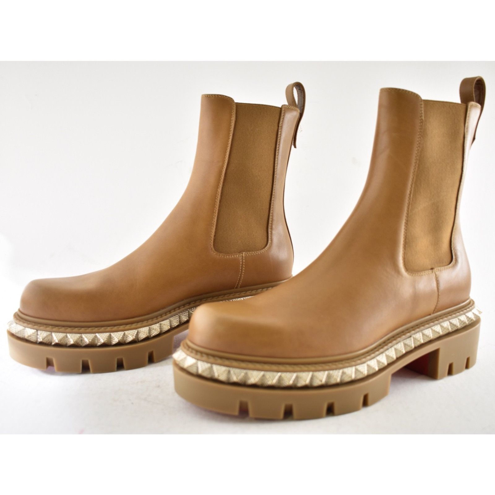Christian Louboutin Christian Louboutin St Emilia Pyraclou Brown Chelsea Boot 38 Size US 8 / IT 38 - 18 Thumbnail