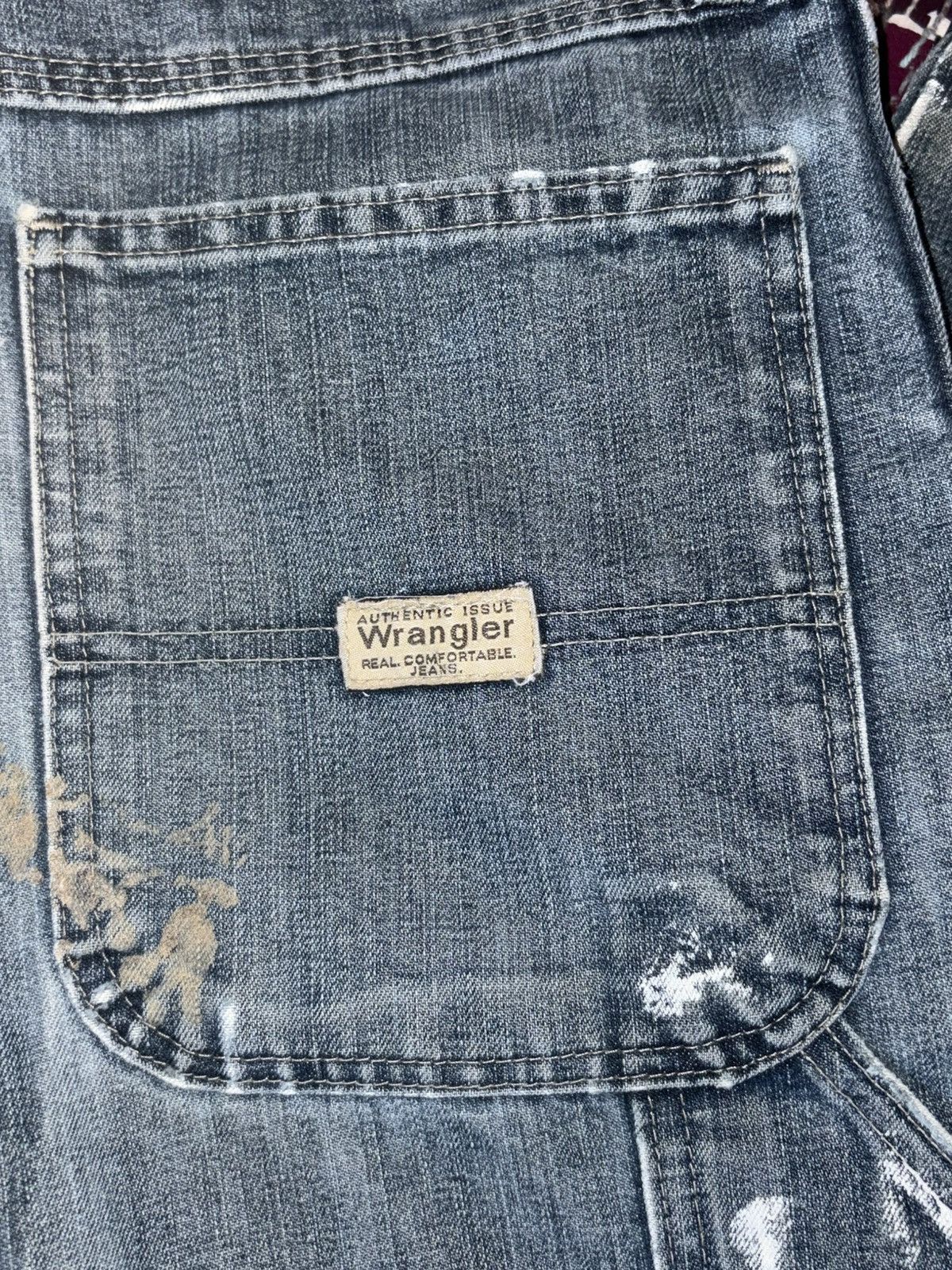 Wrangler Vintage Wrangler Painted Carpenter Jean Size US 34 / EU 50 - 16 Thumbnail