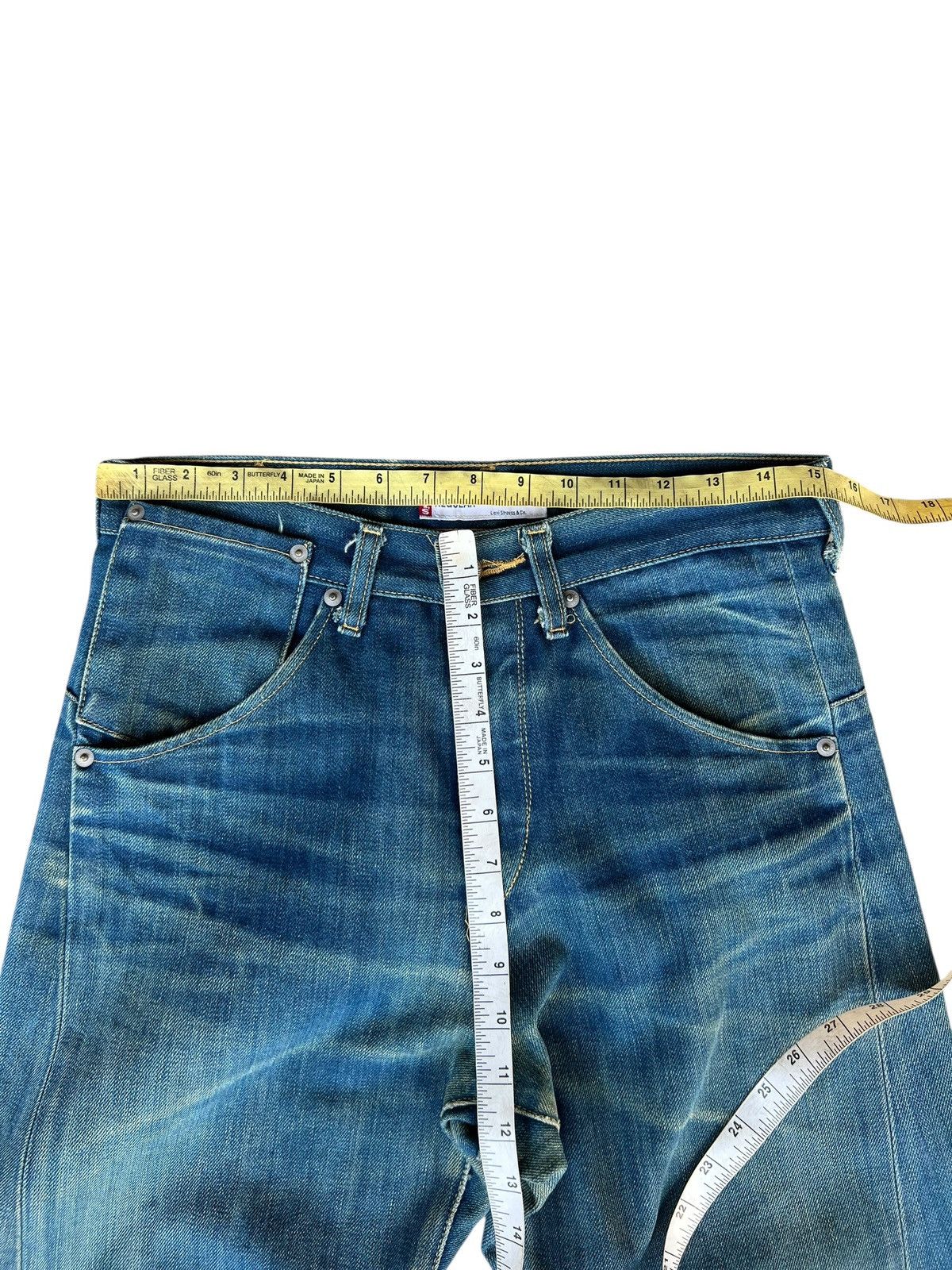 Levi's Vintage 2001 Levi’s Engineered Regular Dirty Mud Denim Jeans Size US 30 / EU 46 - 4 Thumbnail