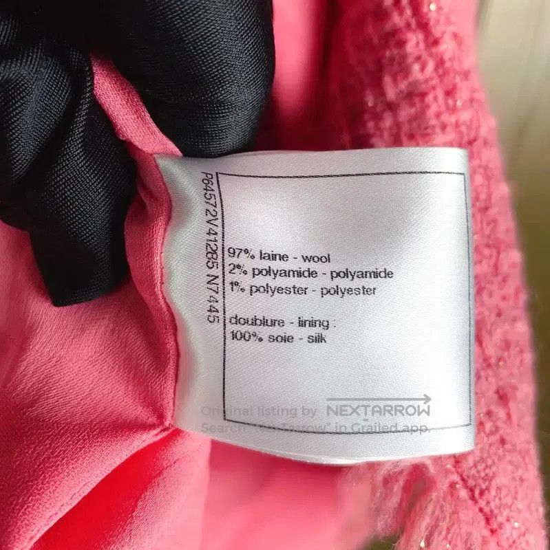 Chanel Chanel Pink Wool Blend Women’s Jacket . Size L / US 10 / IT 46 - 8 Thumbnail