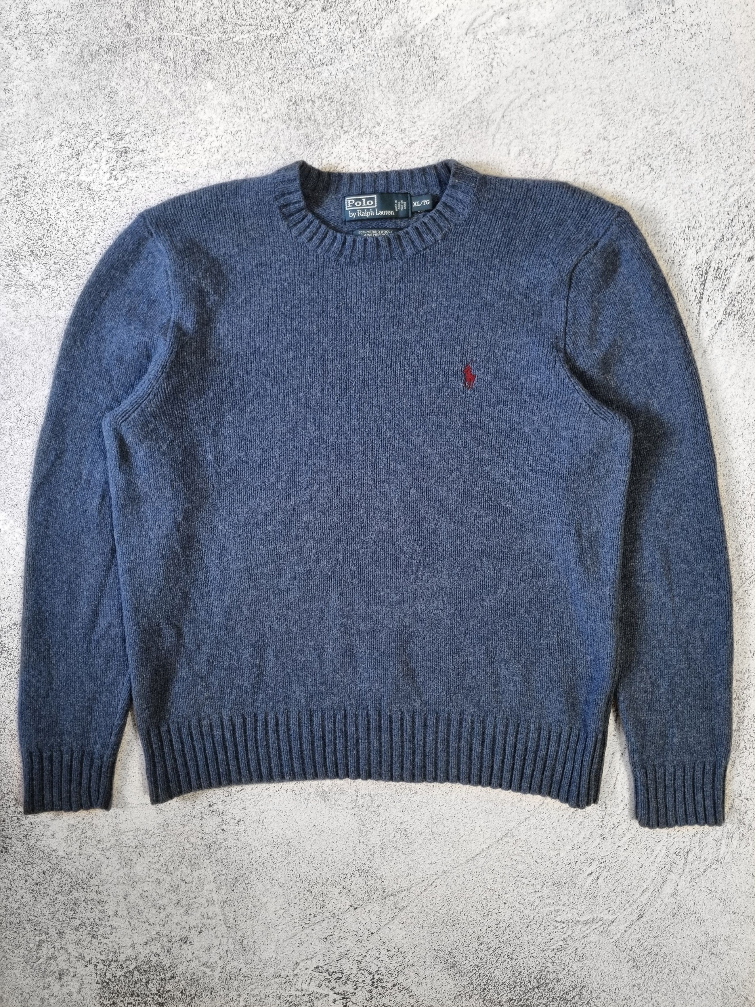 Polo Ralph Lauren Vintage Polo Ralph Lauren Merino Wool Sweater Size US L / EU 52-54 / 3 - 1 Thumbnail
