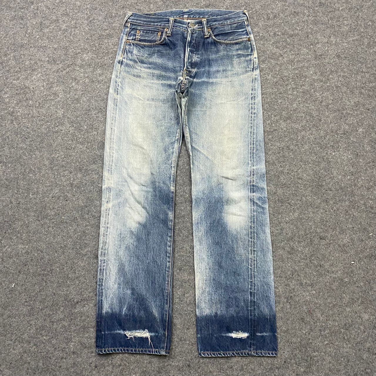 45rpm 💥Best Offer💥Vintage 45RPM Selvegde Distressed Denim Size US 30 / EU 46 - 1 Thumbnail