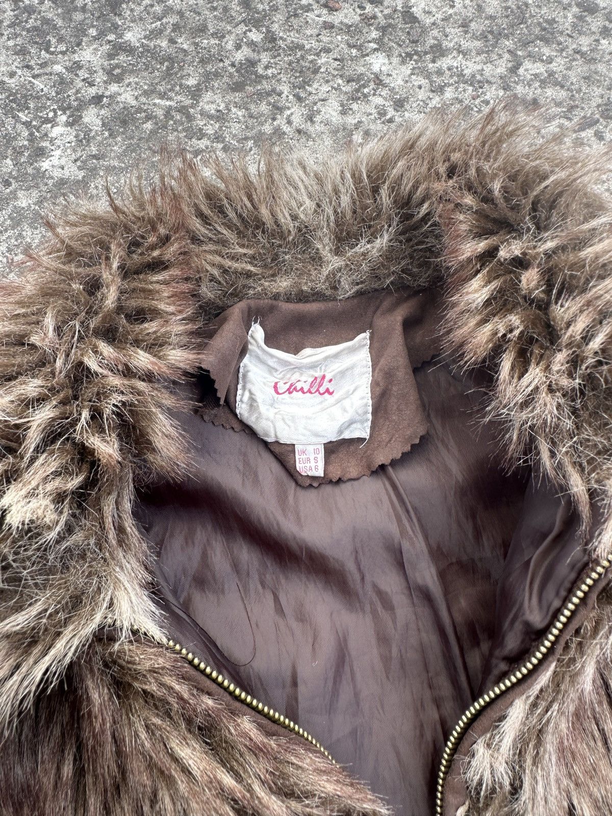 Other Y2K Vintage Fur Jacket Mohair Streetwear Opium Alt Rare VTg Size S / US 4 / IT 40 - 7 Thumbnail