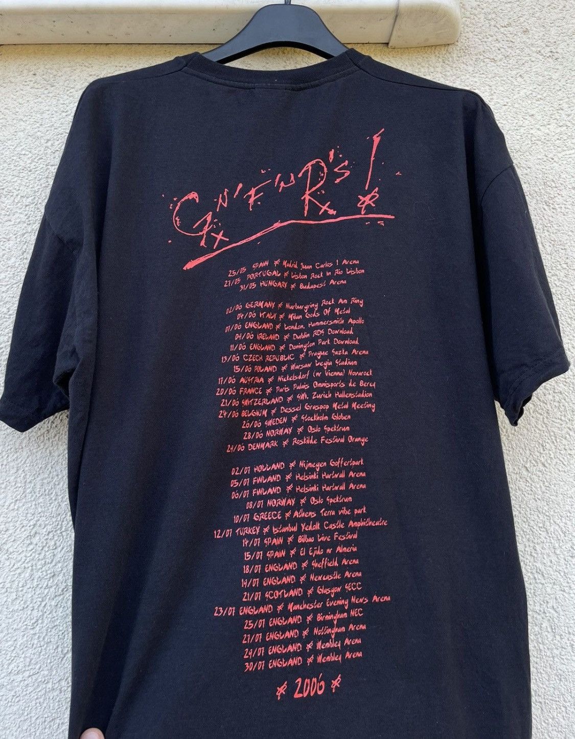 Band Tees GUNS N ROSES Band Tee 2006 merch vintage rock rare usa metal Size US XL / EU 56 / 4 - 2 Thumbnail