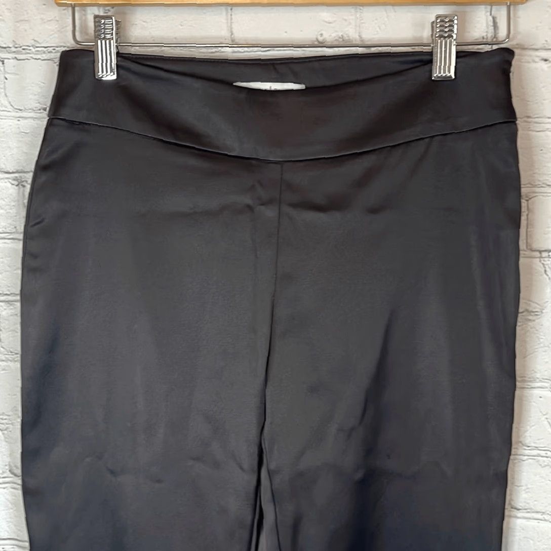 White House Black Market White House Black Market Black Satin Pants Women’s size 2 Size 26" / US 2 / IT 38 - 2 Thumbnail