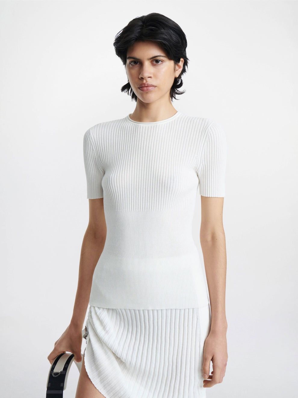 Dion Lee DION LEE GATHERED UTILITY SKIRT IVORY Size 24" / US 00 / IT 34 - 3 Thumbnail
