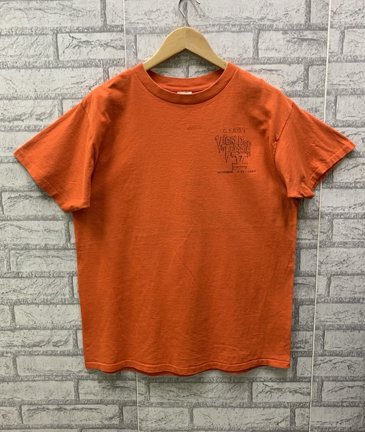 Delta × Vintage Vintage 1993 G.Y.R.O.S World Of Terror V Movie T-shirts Size US L / EU 52-54 / 3 - 1 Thumbnail