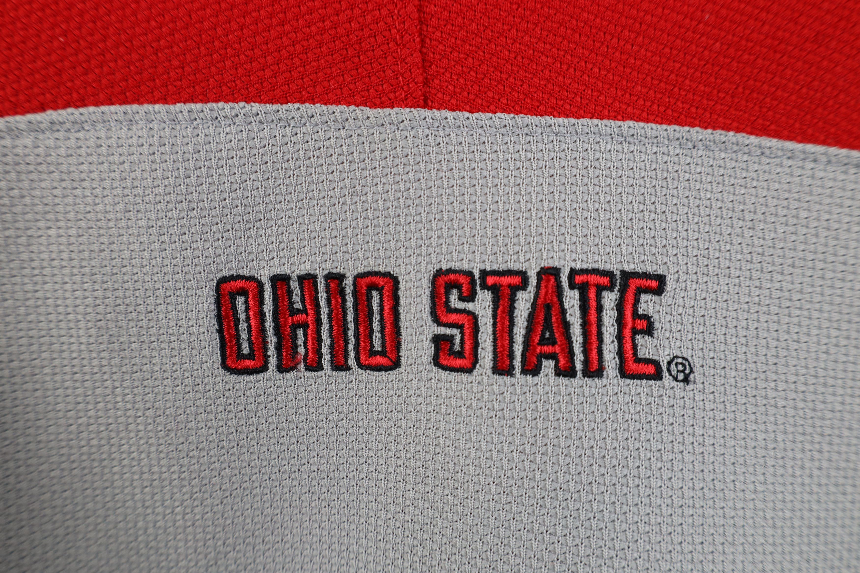 Nike Vintage Nike Swoosh Ohio State University Thermal T-Shirt Size US XXL / EU 58 / 5 - 11 Thumbnail