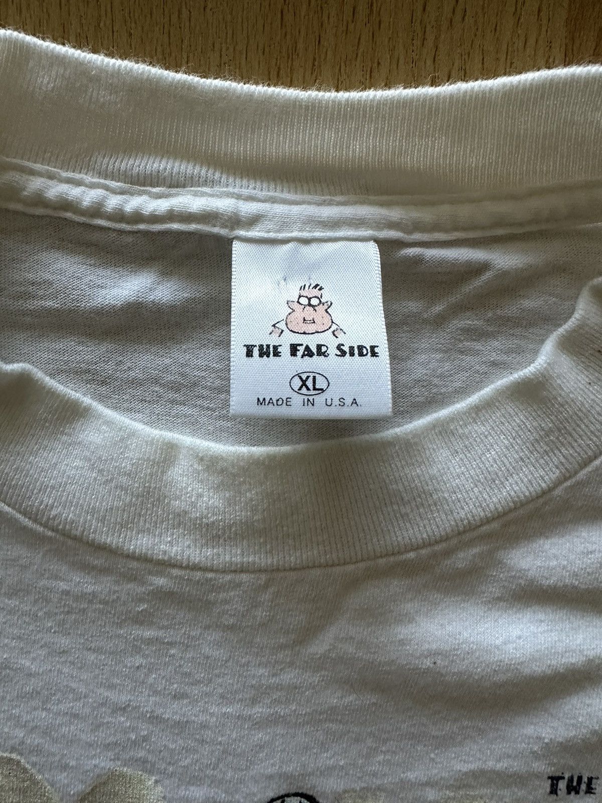 Vintage Vintage 1986 The Far Side My Brain is Full Comic Tee XL Size US XL / EU 56 / 4 - 5 Thumbnail