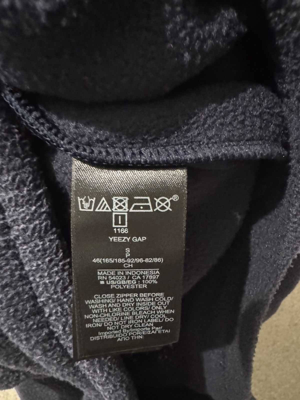 Yeezy Yeezy Gap Polar Fleece Sweat Pants Navy Size Small Size US 28 / EU 44 - 4 Thumbnail