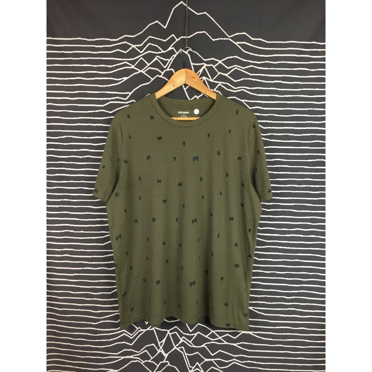 Old Navy × Vintage Old Navy Fir Tree All Over Print Soft Washed Tee Size L Size US L / EU 52-54 / 3 - 2 Thumbnail