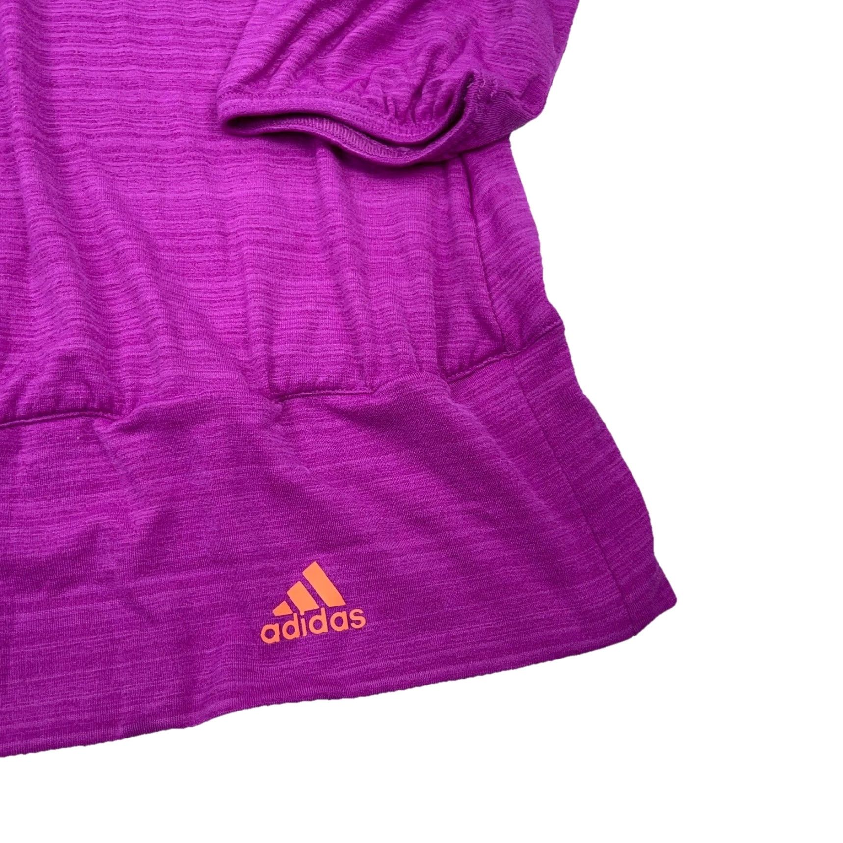 Adidas Adidas Shirt Women Large Pink Pullover Performance Funnel Neck Running Light Size L / US 10 / IT 46 - 2 Thumbnail