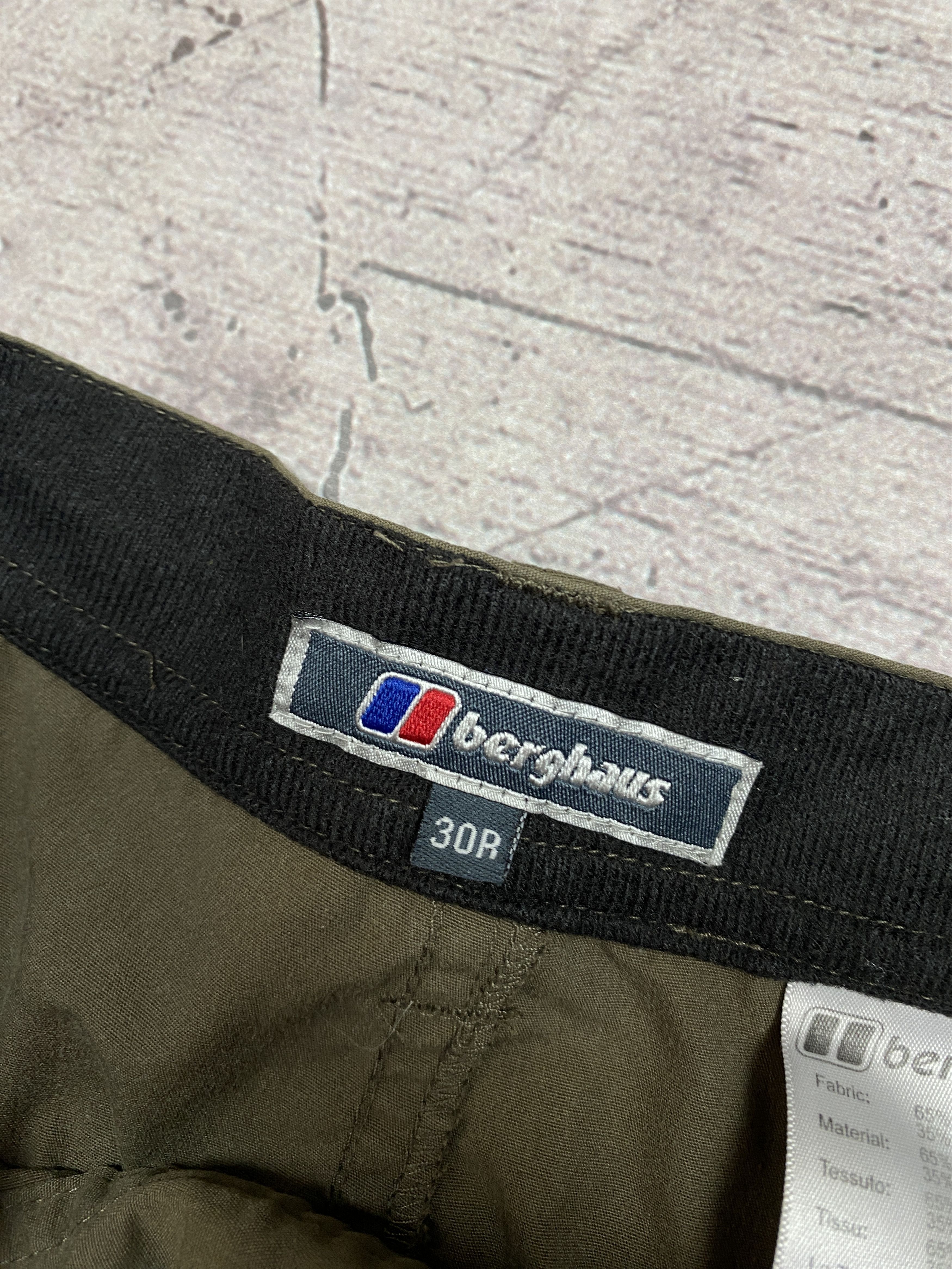 Berghaus × Vintage Berghaus Odyssey Vintage Mens Outdoor Cargo Pants Shorts Size US 30 / EU 46 - 5 Thumbnail