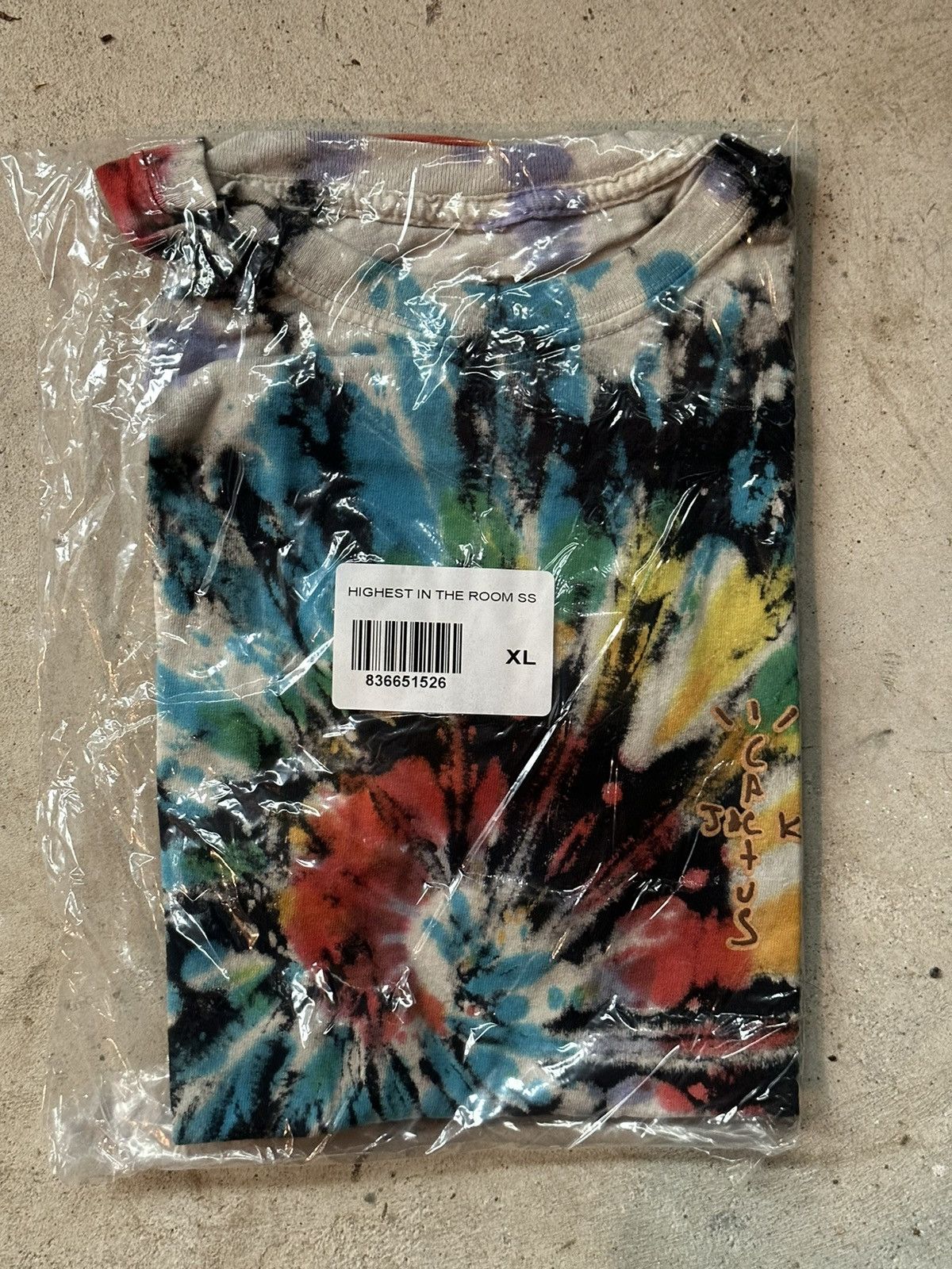 Travis Scott [DS] TRAVIS SCOTT HIGHEST IN THE ROOM TEE - M - BRAND NEW Size US XL / EU 56 / 4 - 3 Thumbnail