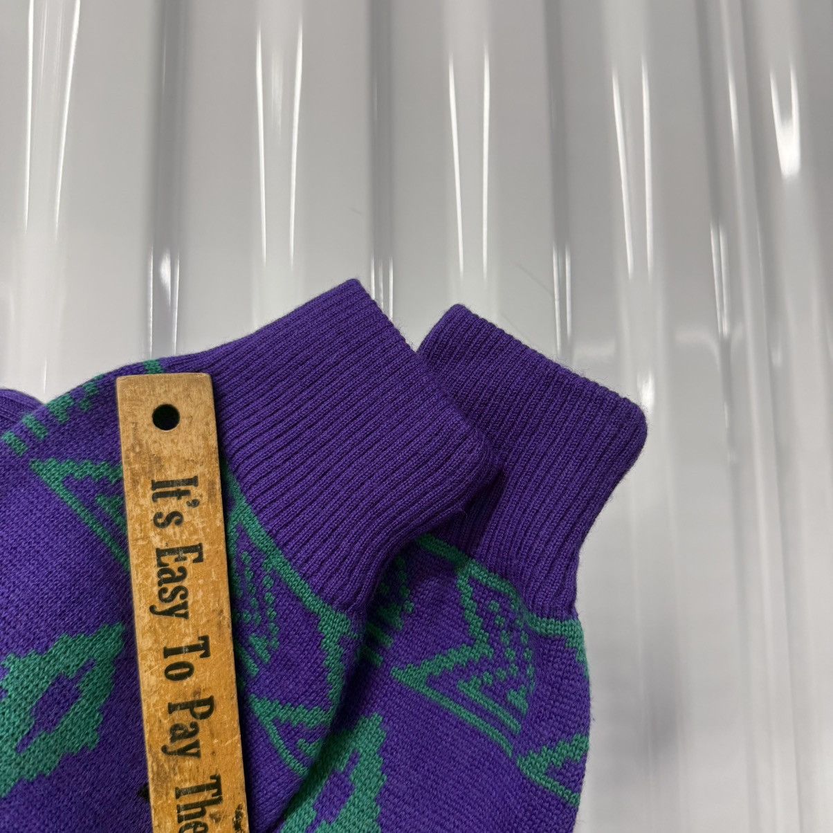 Spyder × Vintage RARE Vintage 90s Coogi Style Spyder Crewneck Sweater Size US L / EU 52-54 / 3 - 12 Thumbnail
