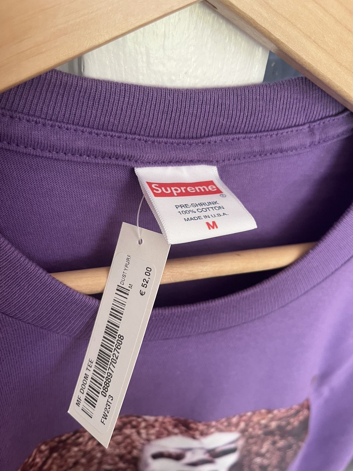 Supreme Supreme MF DOOM tee Size US M / EU 48-50 / 2 - 2 Thumbnail