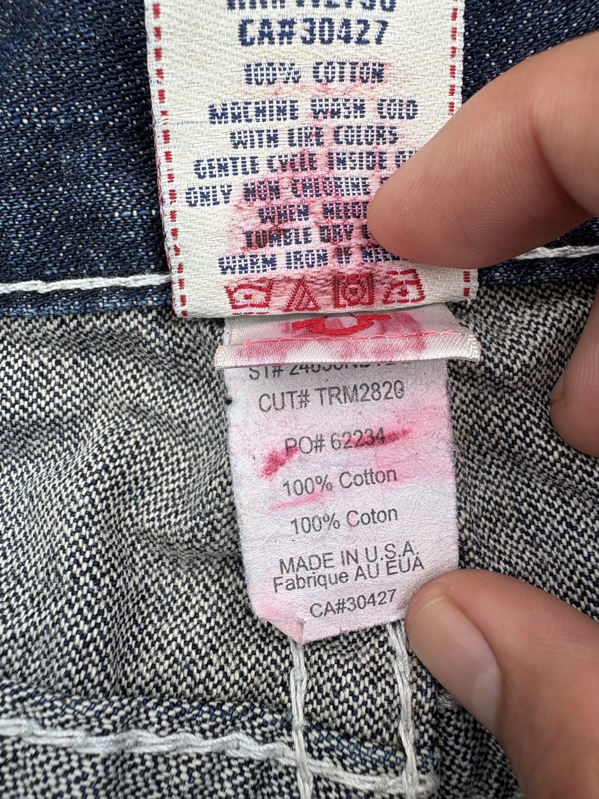 True Religion Vintage True Religion Flared Denim Jeans Size US 36 / EU 52 - 14 Thumbnail