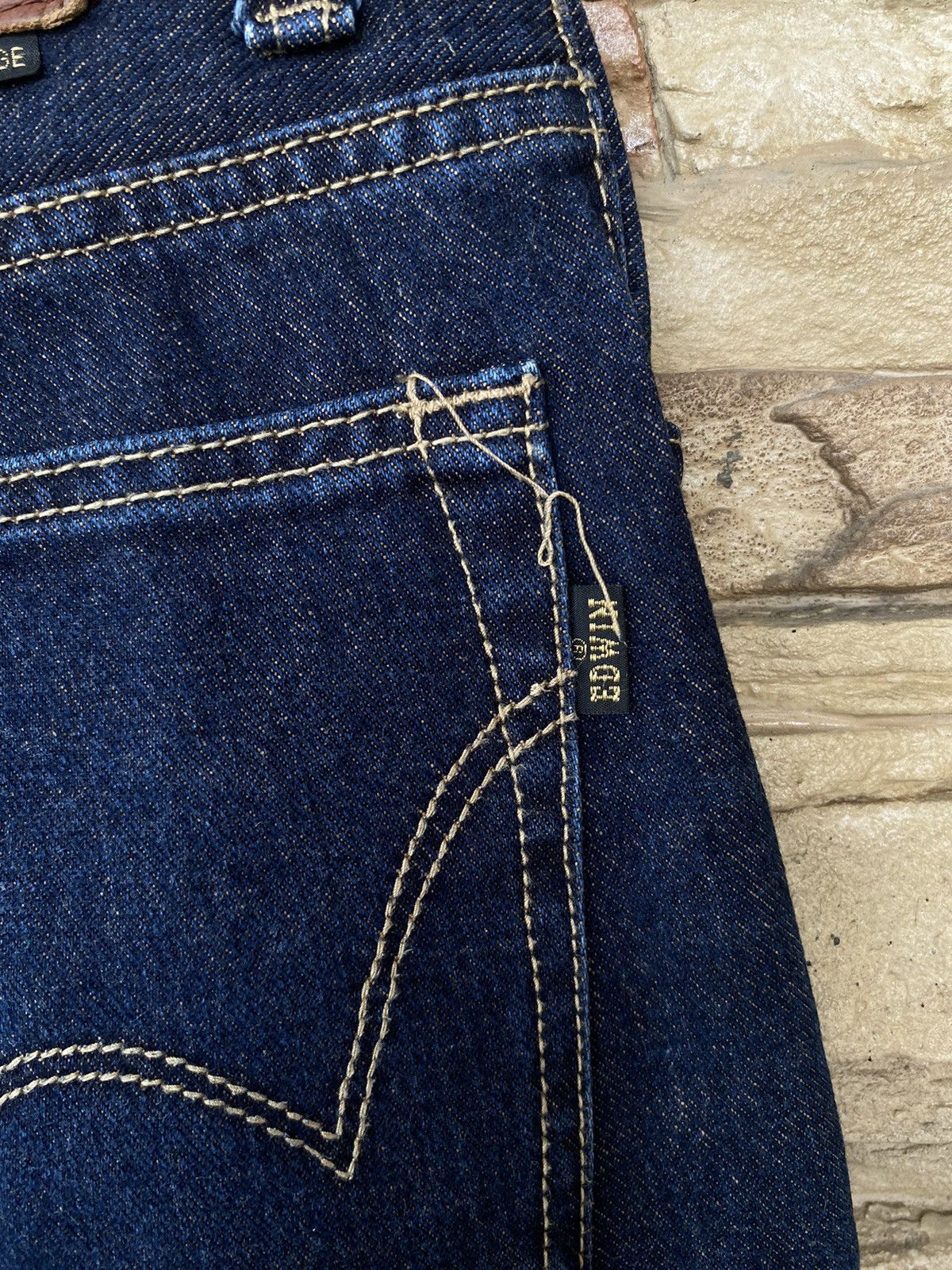 Vintage 💸 Binding Offer Edwin 505 New Vintage Straight Cut Jeans Size US 28 / EU 44 - 13 Thumbnail