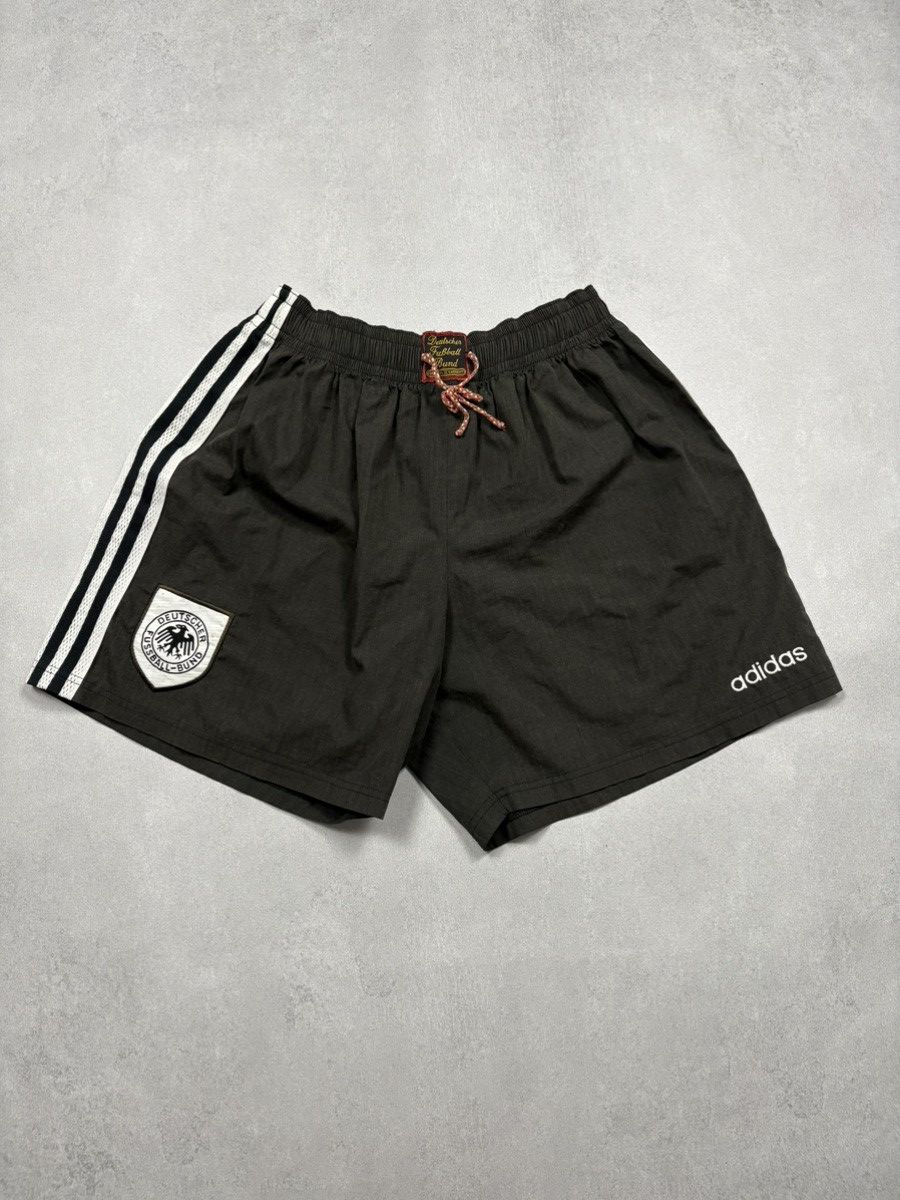 Adidas Vintage 90s Adidas DFB Germany Football Soccer Shorts Size US 34 / EU 50 - 1 Thumbnail