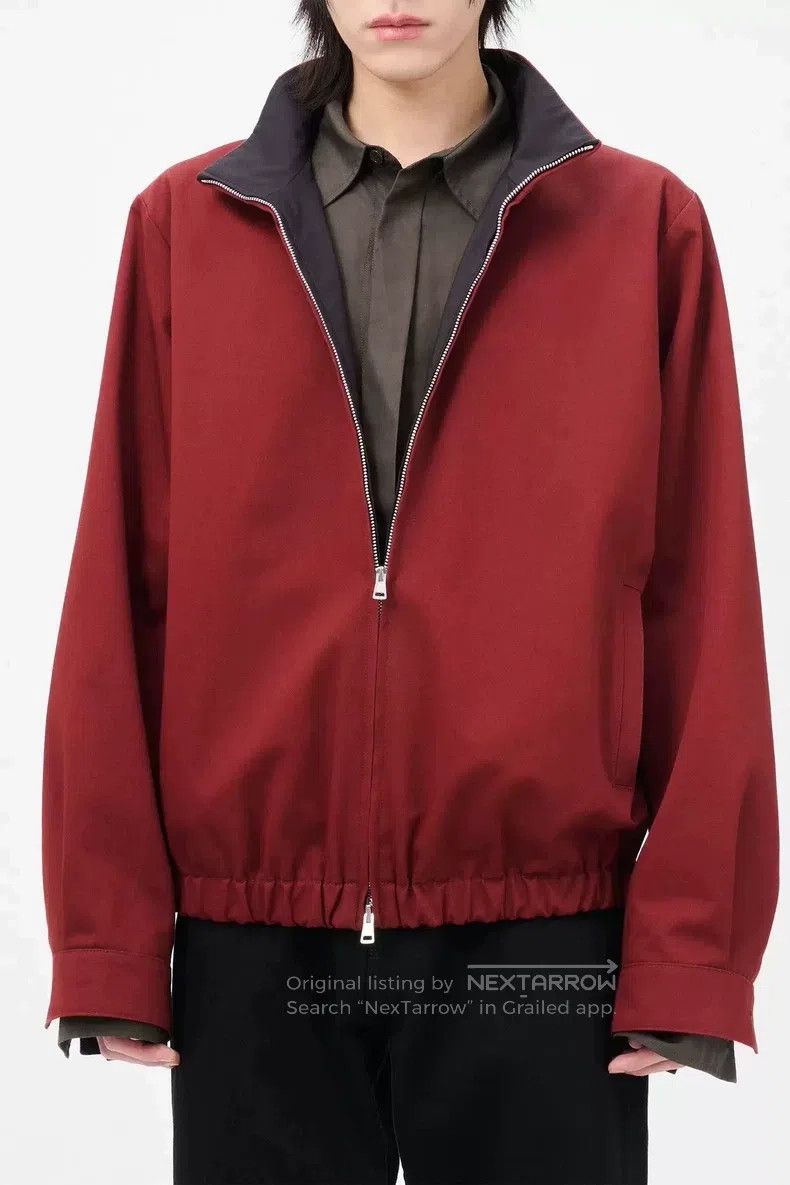 Our Legacy Our Legacy Red and Black Casino Jacket, Stand-up Collar Zi Size US S / EU 44-46 / 1 - 8 Thumbnail