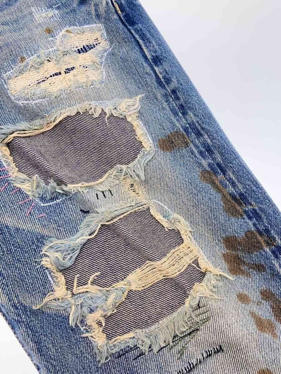 Hysteric Glamour Distressed Repair Denim Jeans Size US 29 - 4 Thumbnail